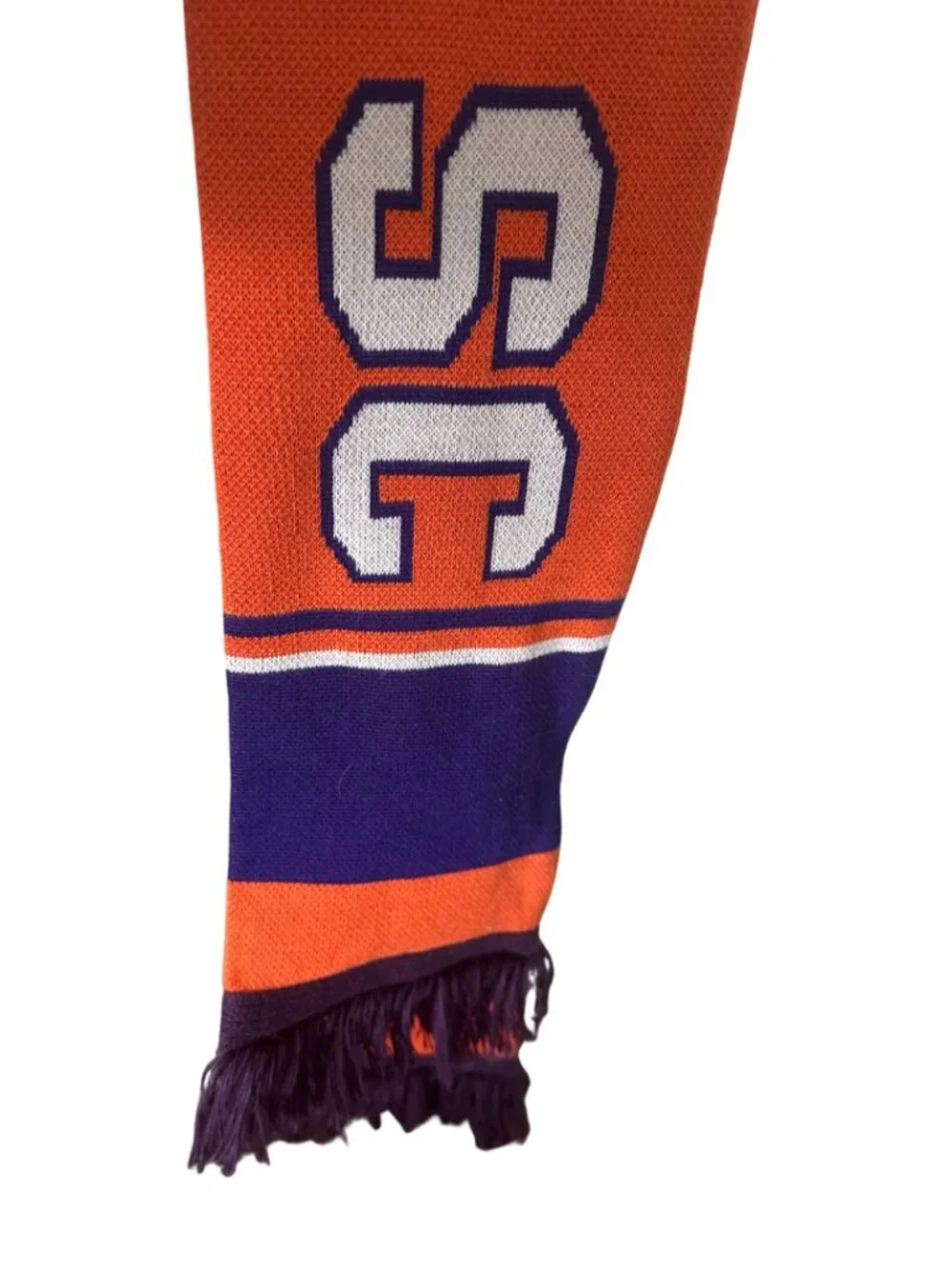 Clemson Tigers Orange & Purple Scarf